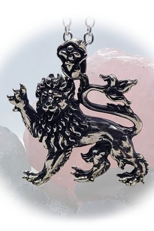 European Coat Arms Lion Pendant