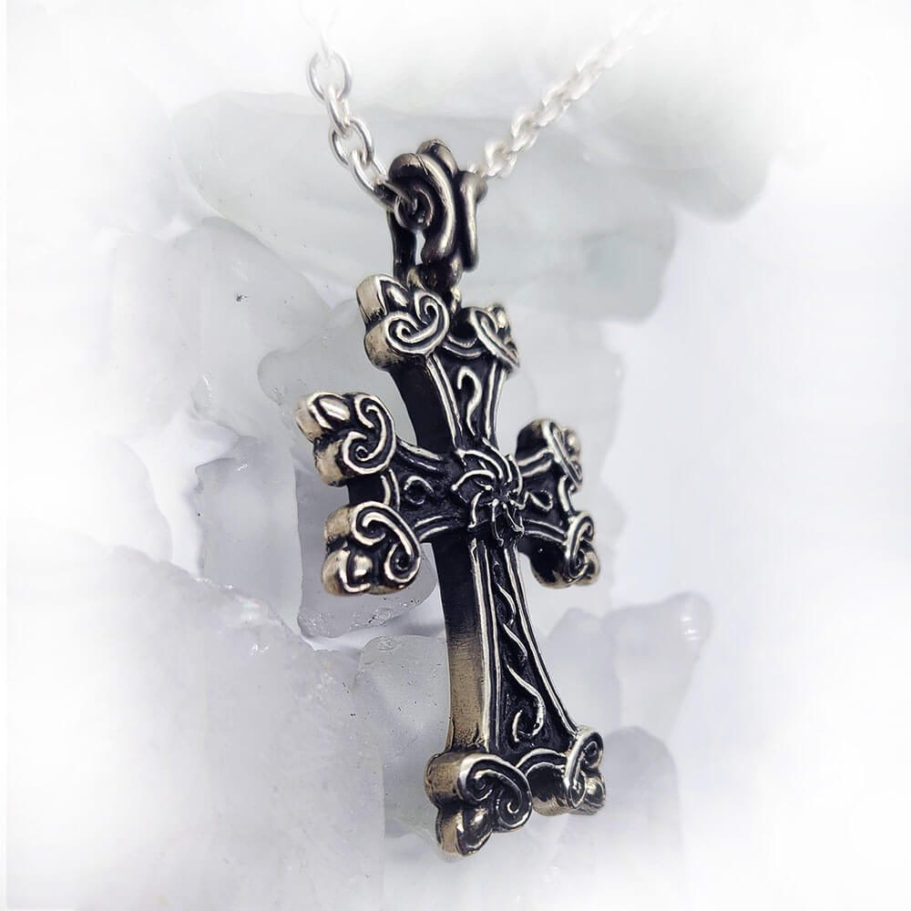 Armenian Eternity Cross Sterling Silver Pendant