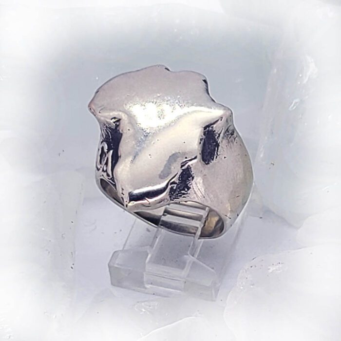 Map of Africa Silver Ring