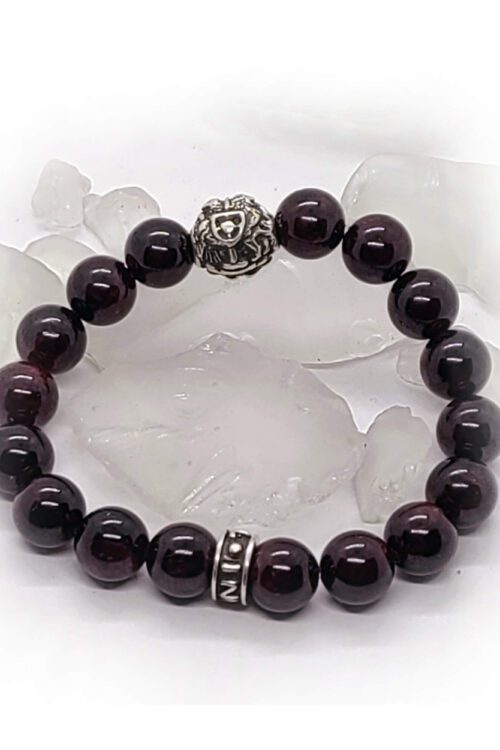 Armenian Court of Arms Garnet Beads Bracelet