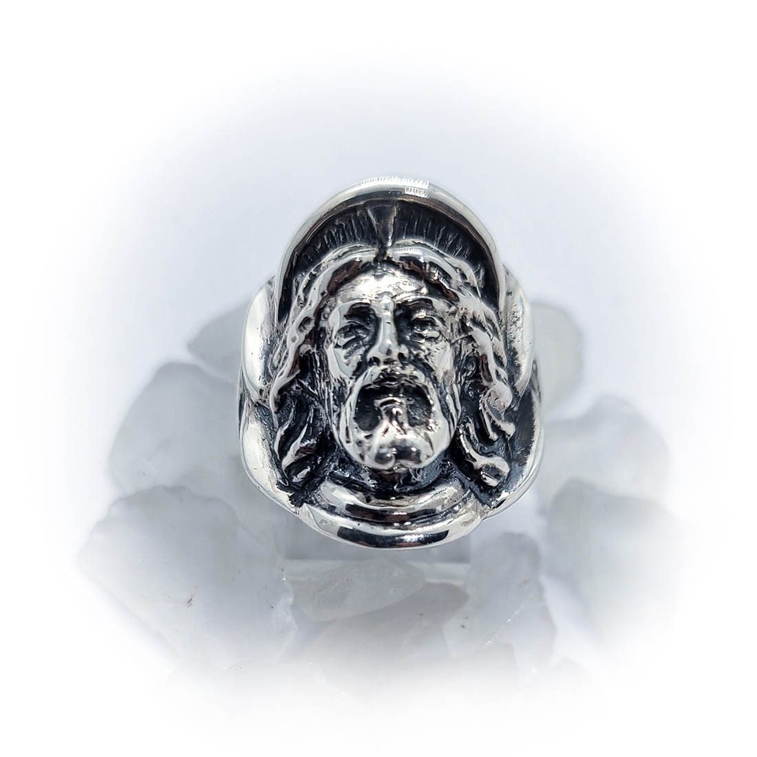 Jesus Christ Sterling Silver Ring